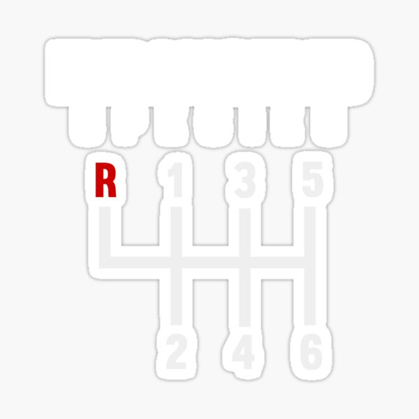 "Manual Gearbox, Manual Shifting" Sticker for Sale by SMMBYV Redbubble