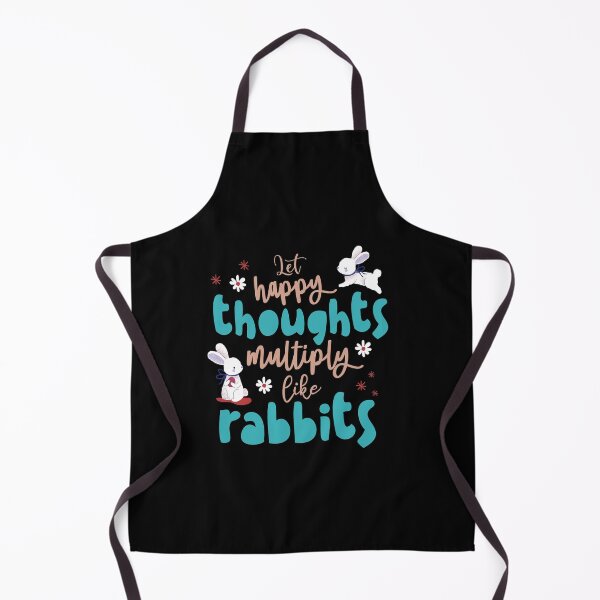 Item preview, Let Happy Thoughts Multiply Like Rabbits | Bunny Lovers designed and sold by MadrigueraSM-.