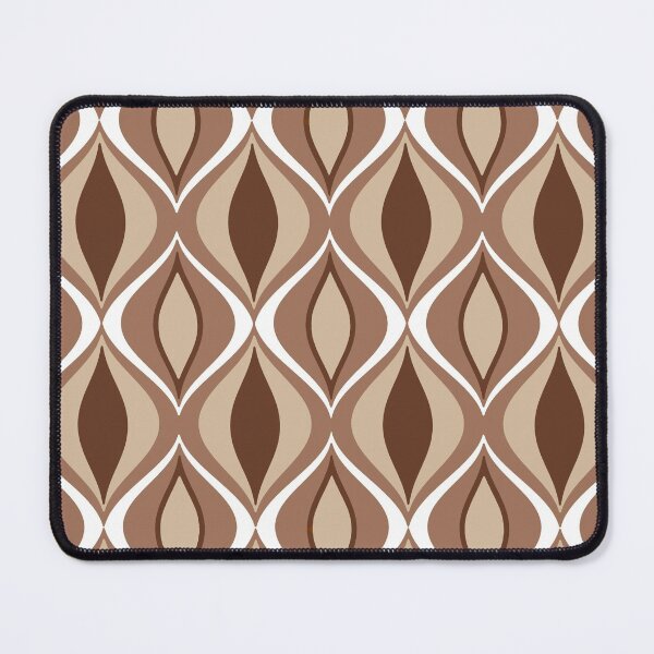 Item preview, Mid-Century Modern Diamonds, Taupe and Brown designed and sold by Marymarice.