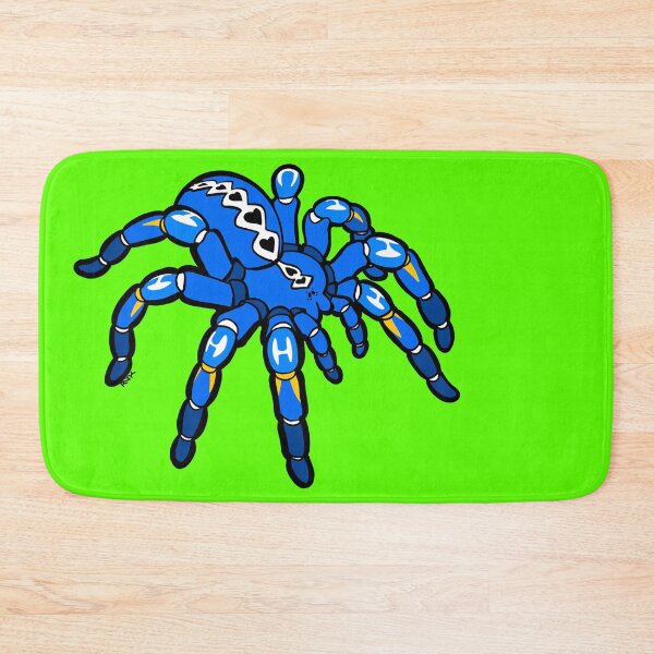 Artikelvorschau, Blaue Pokie Poecilotheria Metallica Gooty Sapphire Tarantula Fette glatte schwarze Kontur entworfen und verkauft von RJKpoyp.