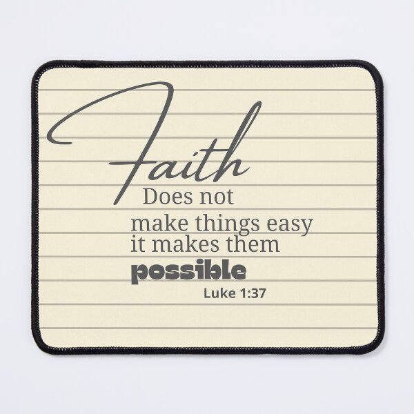 Item preview, Christian quotes Luke 1:37 designed and sold by NoahDea.