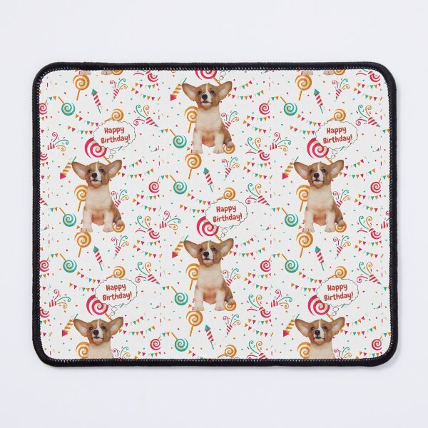 Item preview, Corgi wishes happy birthday designed and sold by AnnaAndVibes.