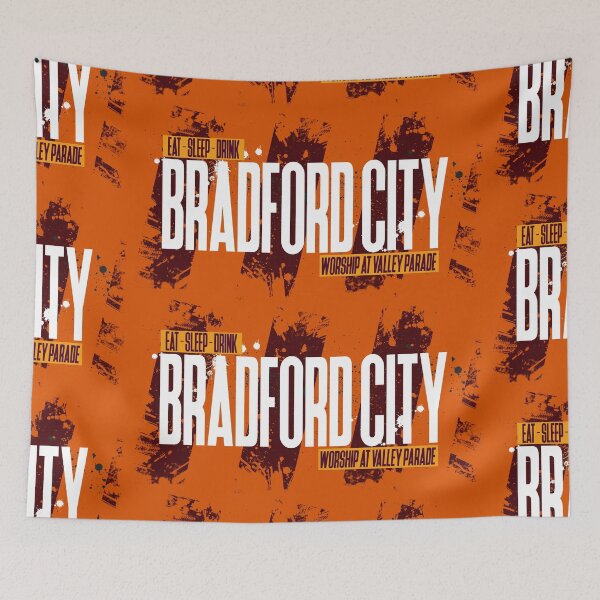 Item preview, Bradford City fans gifts - Eat Sleep Drink - Valley Parade - The Bantams designed and sold by Riko Art.