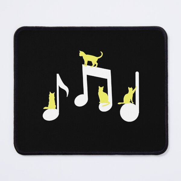 Item preview, Cute Musical Notes With Cats For Music Lover And Cat Lovers As Mewsic Lovers - Mewsic designed and sold by Funwithmusic.