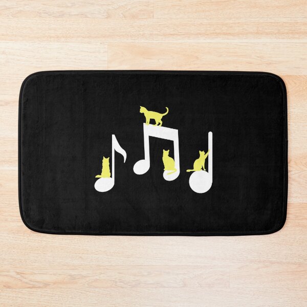 Item preview, Cute Musical Notes With Cats For Music Lover And Cat Lovers As Mewsic Lovers - Mewsic designed and sold by Funwithmusic.