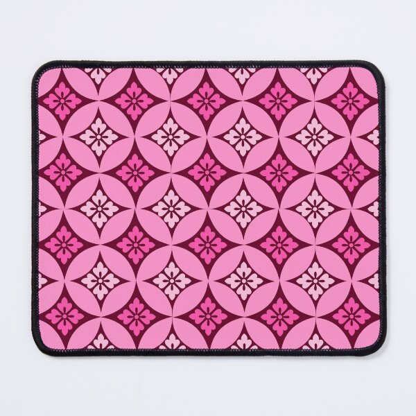 Item preview, Shippo with Flower Motif, Pink and Burgundy designed and sold by Marymarice.