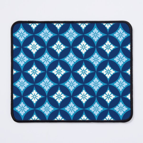 Item preview, Shippo with Flower Motif, Indigo Blue and White designed and sold by Marymarice.