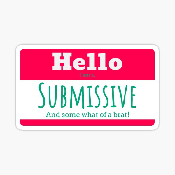 Item preview, Hello submissive designed and sold by Kagekaos.