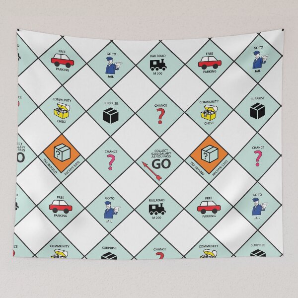 Item preview, monopoly cardboard game night designed and sold by Milatoo.