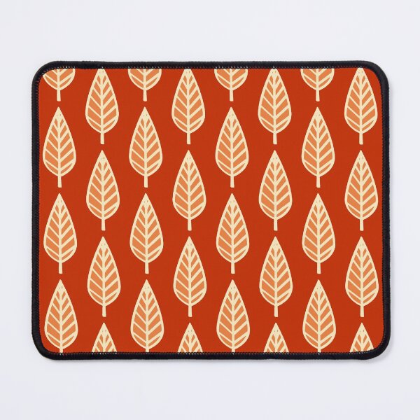 Item preview, Beech Leaf Pattern, Shades of Mandarin Orange designed and sold by Marymarice.