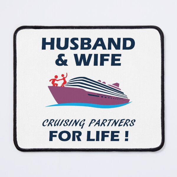 Item preview, Husband and Wife Cruising Partners for Life  designed and sold by TastefulTees.