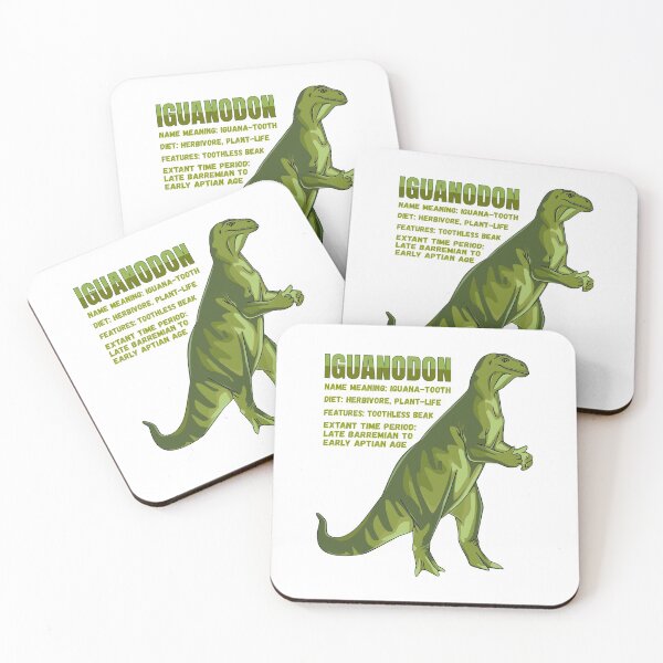 Item preview, Iguanodon Dinosaur Giant Lizard Lovers Infographic Facts Gift designed and sold by Maljonic.