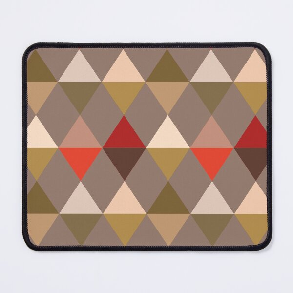 Item preview, Harlequin Pattern, Taupe and Red designed and sold by Marymarice.