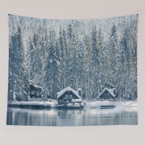 Item preview, Cottage in the forest by the lake designed and sold by fairytree.
