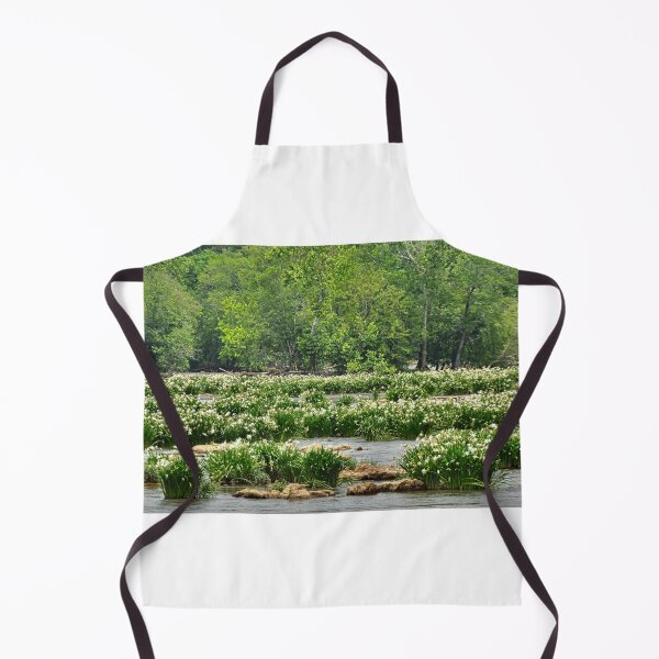 Item preview, Shoals Spider Lily At Landsford Canal State Park South Carolina Panorama designed and sold by LisaWootenPhoto.