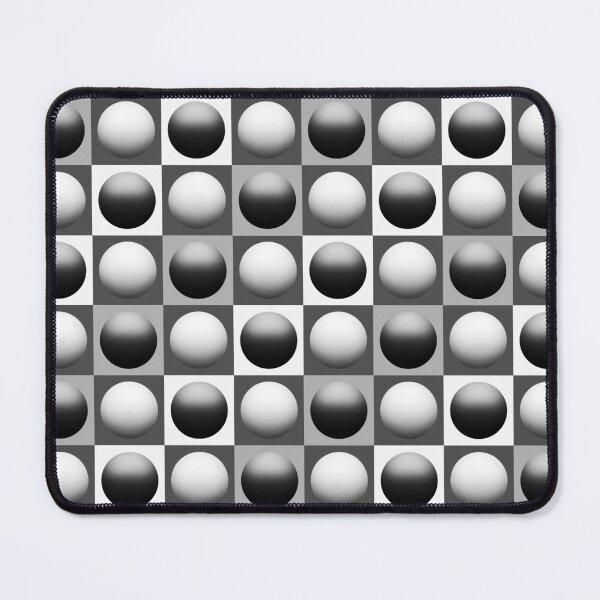 Item preview, Grid of Spheres, Black, White and Gray / Grey designed and sold by Marymarice.