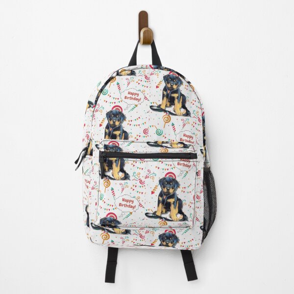 Item preview, Rottweiler wishes happy birthday designed and sold by AnnaAndVibes.