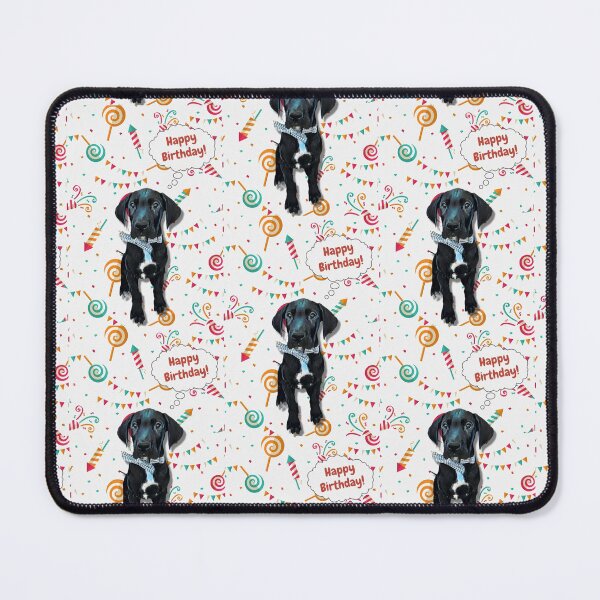 Item preview, Great Dane wishes happy birthday designed and sold by AnnaAndVibes.