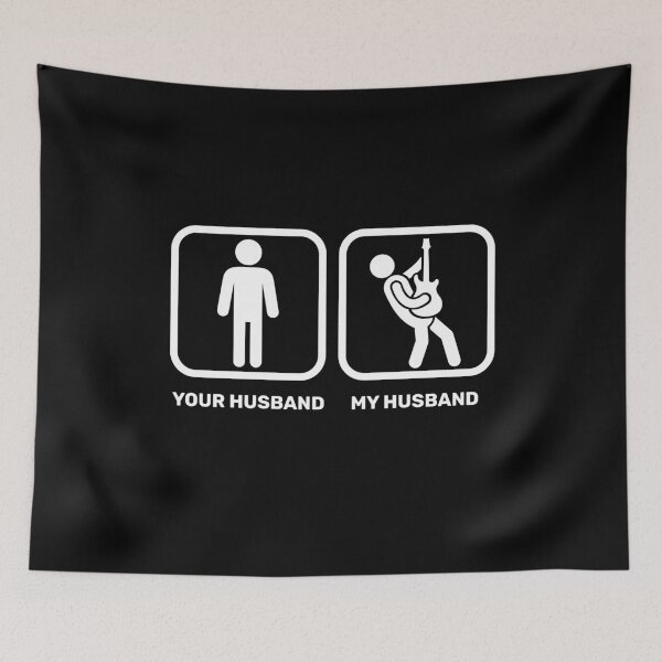 Item preview, My Guitarist Husband Comparision For Musical Husband Wifes - Guitarist Husband designed and sold by Funwithmusic.