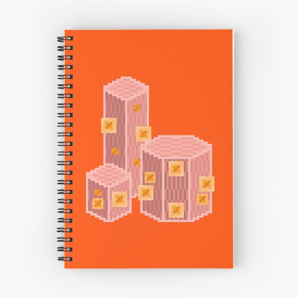 Item preview, Orange Geometric Pixel Cacti designed and sold by rin3d .
