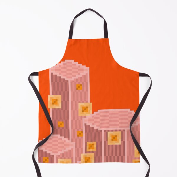 Item preview, Orange Geometric Pixel Cacti designed and sold by rin3d .