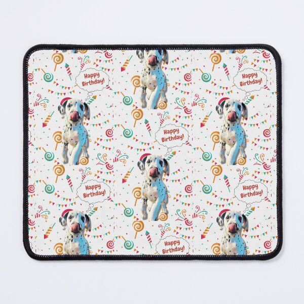 Item preview, Dalmatian wishes happy birthday  designed and sold by AnnaAndVibes.