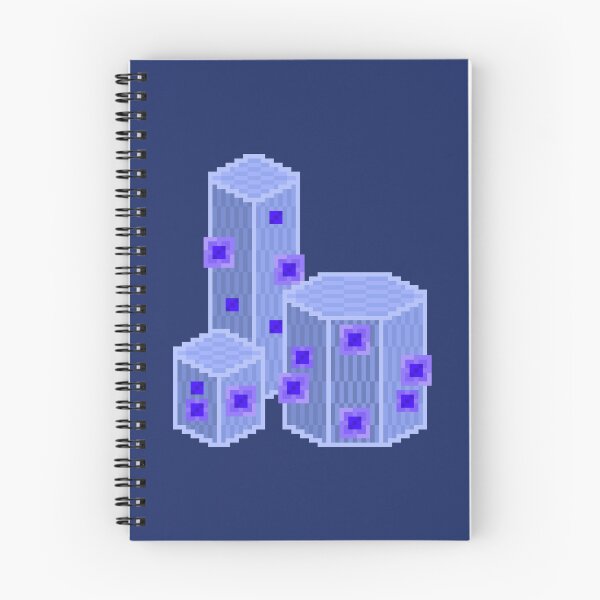 Item preview, Blue Geometric Pixel Cacti designed and sold by rin3d .