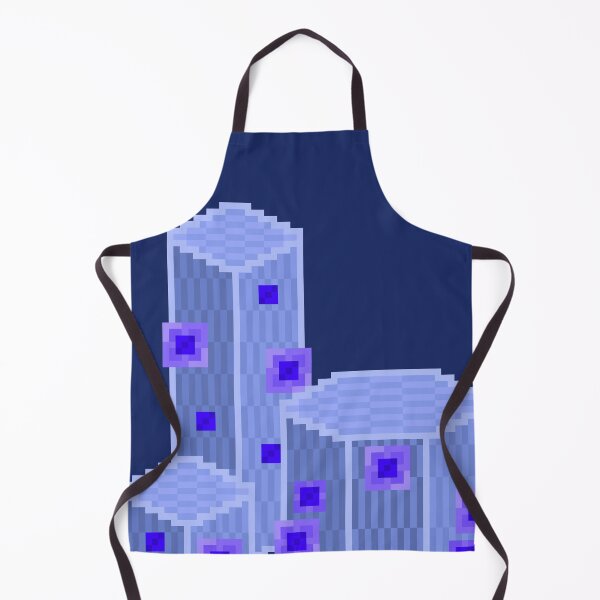 Item preview, Blue Geometric Pixel Cacti designed and sold by rin3d .