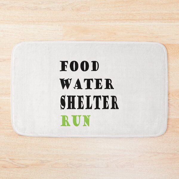 Item preview,  food water shelter run designed and sold by saidaone.