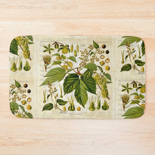 Item preview, Retro Botanical Common Hops designed and sold by missdebi27.