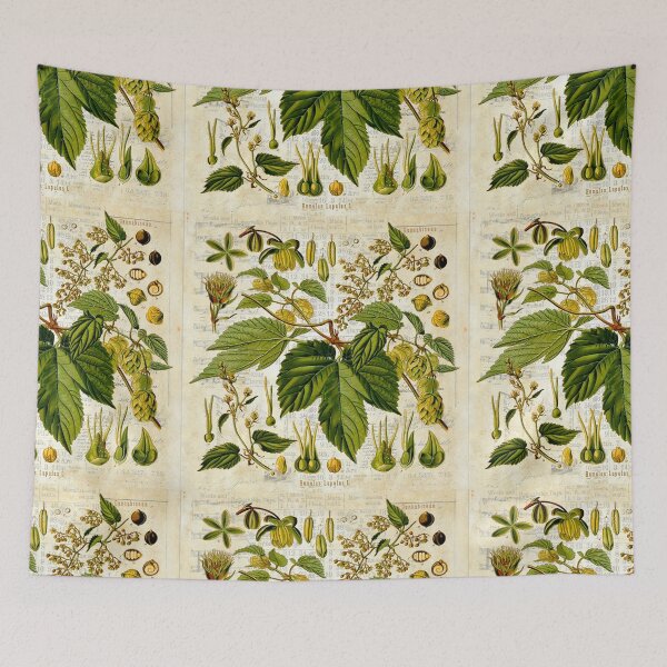 Item preview, Retro Botanical Common Hops designed and sold by missdebi27.