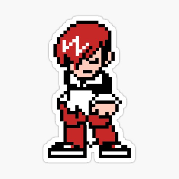 IORI YAGAMI Sticker for Sale by d0gswithknives