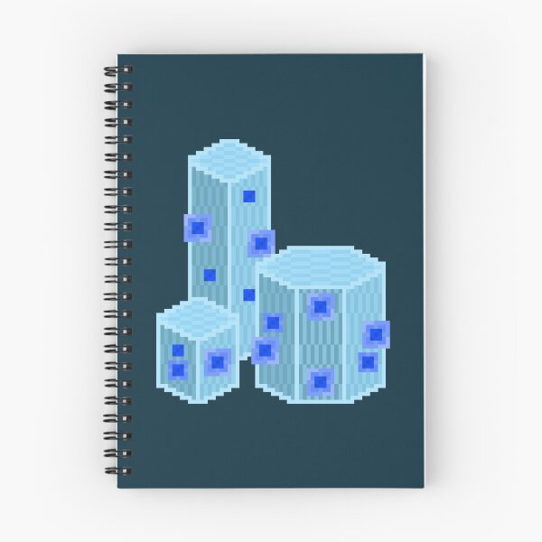 Item preview, Cyan Geometric Pixel Cacti designed and sold by rin3d .