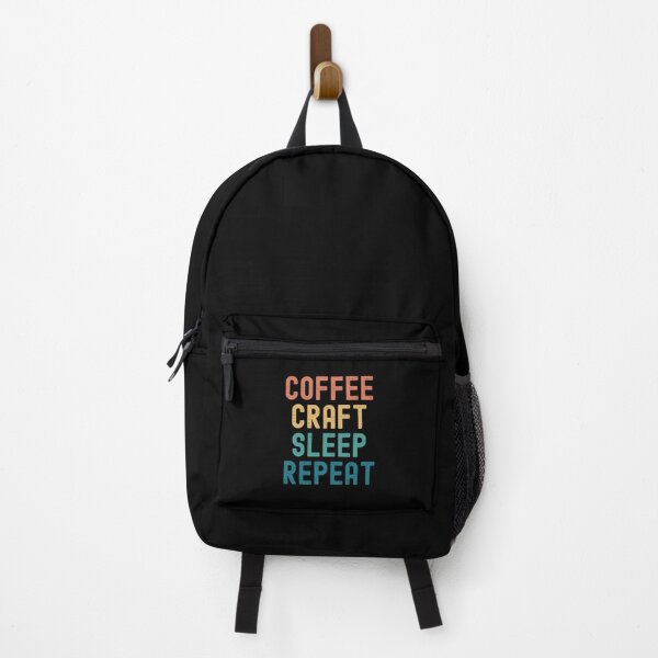 Item preview, Coffee Craft Sleep Repeat - Funny Craft & Coffee Gift designed and sold by kindxinn.