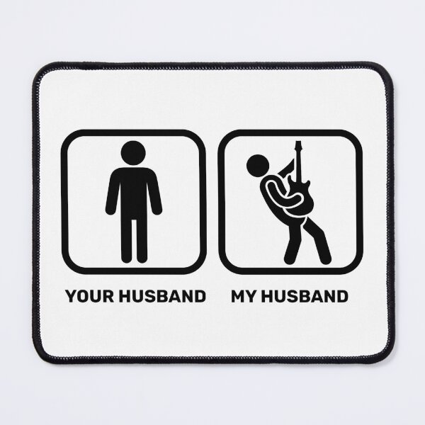 Item preview, My Guitarist Husband Comparision For Musical Husband Wifes - Guitarist Husband designed and sold by Funwithmusic.