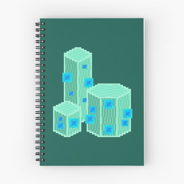 Item preview, Green Geometric Pixel Cacti designed and sold by rin3d .