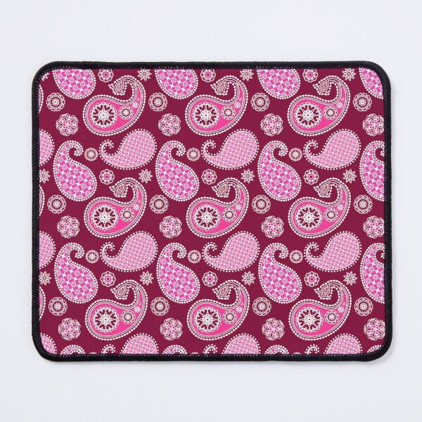 Item preview, Paisley Pattern, Burgundy, Pink and White designed and sold by Marymarice.