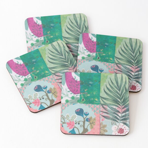 Item preview, Plant Friends: Mixed Media Collage Art designed and sold by owlcatcollage.