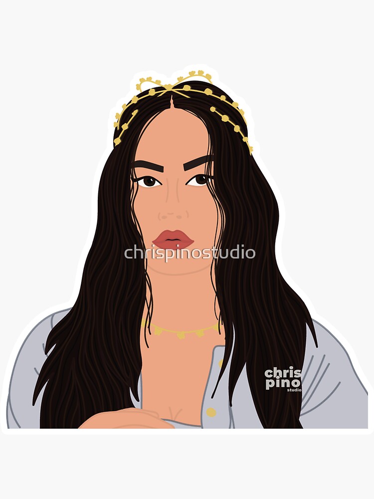"Demi Lovato Butterfly" Sticker by chrispinostudio Redbubble