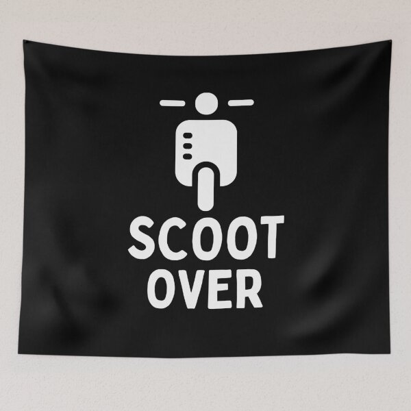 Item preview, Funny Moped Scoot Over designed and sold by Windmill Wildflowers.