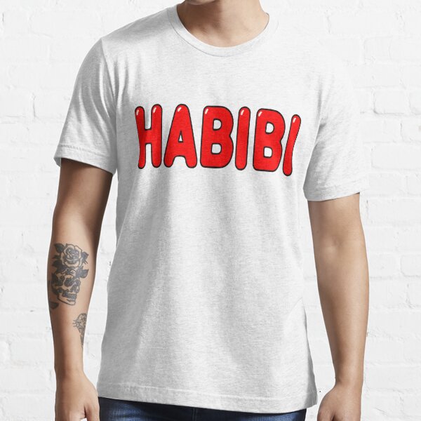 Habibi Arabic word for sweetheart, Haribo Fun Font, Peggy Gou Habibi Shirt  Essential T-Shirt