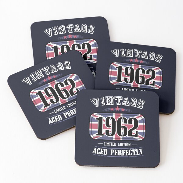 Item preview, 60 Years Old Born in 1962 Vintage Union Jack  designed and sold by JooArtPrints  ★★★★★.