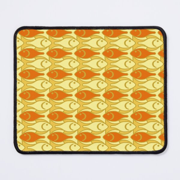 Item preview, Mid-Century Modern Fish, Mustard Yellow and Orange designed and sold by Marymarice.