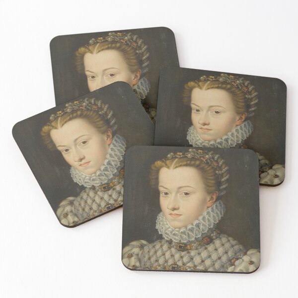 Aperçu de l'œuvre Reine Elisabeth d'Autriche (1571) - François Clouet créée et vendue par SALON DES ARTS.