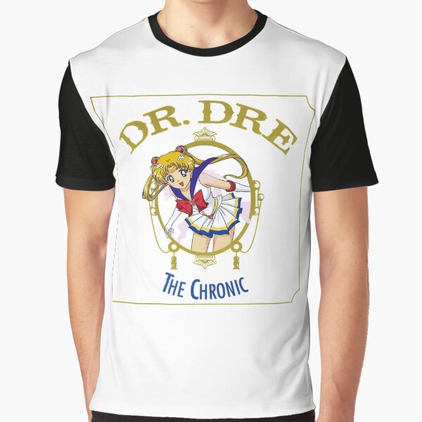 Sailor Moon Dr Dre the Chronic cover Parody tee Graphic T-Shirt