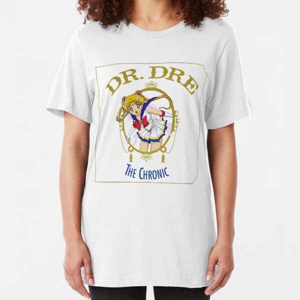 Sailor Moon Dr Dre the Chronic cover Parody tee Slim Fit T-Shirt