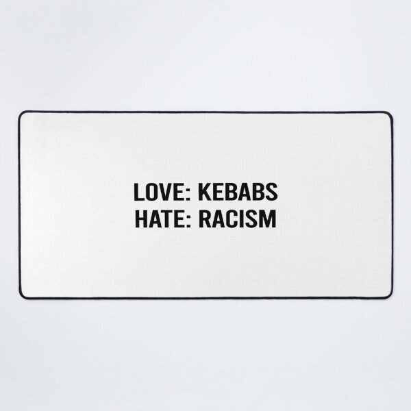 Item preview, love kebabs hate racism t-shirt gift support love christmas designed and sold by yourfav shop.
