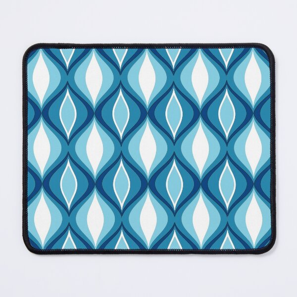 Mid Century Modern Geometric Abstract Desk Mat, Retro Teal, Lime Green –  Kate McEnroe New York