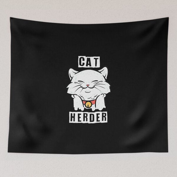 Item preview, cat herder designed and sold by KHAFiT.