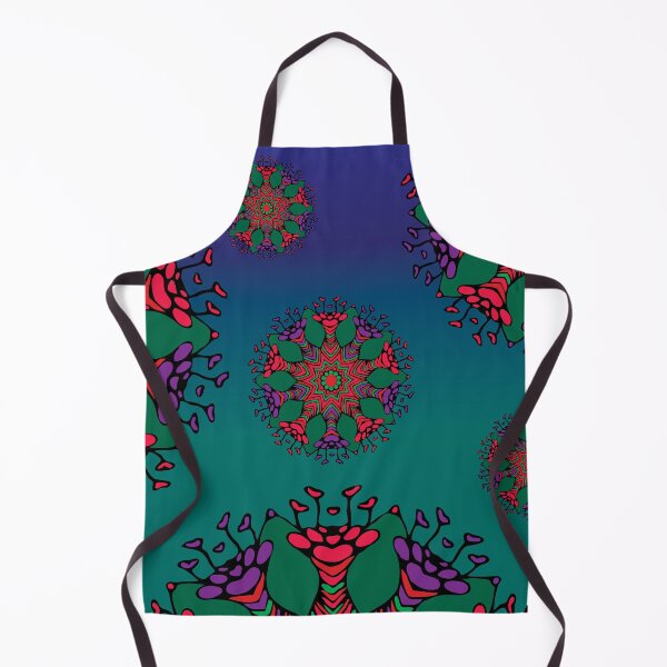 Item preview, Abstract Flowerheads 1 designed and sold by Mia Harper Design.